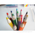 Glitter 24pcs color paper pencil in tube